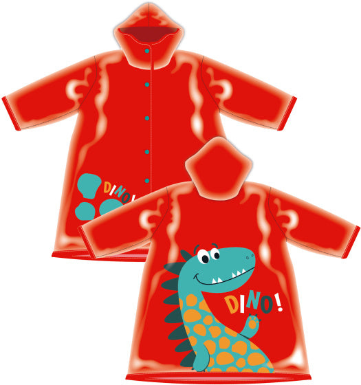 Arditex Raincoat junior PVC red size 6 years