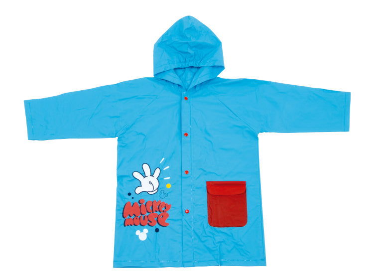 Arditex Raincoat Mickey Today is The Day junior PVC light blue size 6 years