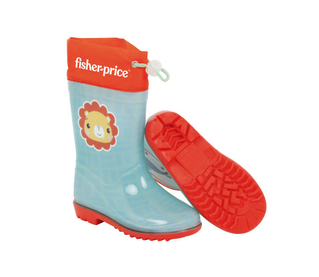 Arditex Rain Boots Fisher-Price Junior PVC Textile Light Blue Red Size 28