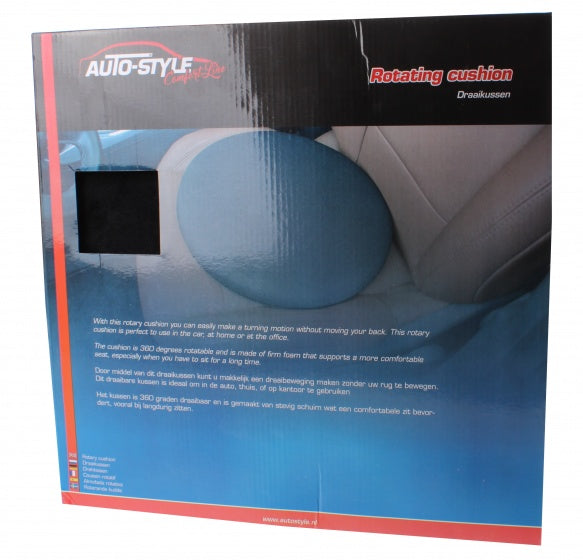 Autostilo che gira il comfort di cuscino comfortline 39 cm poliestere nero