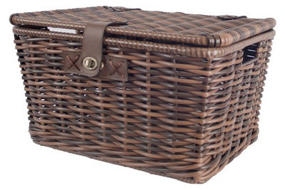 Qtcychectch Qt Cycle Tech Monza Rattan Basket med lokk 28 liter 2007369