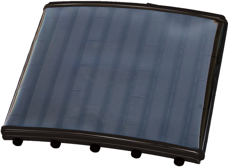 Riscaldamento solare a faccia blu baia per piscina nera