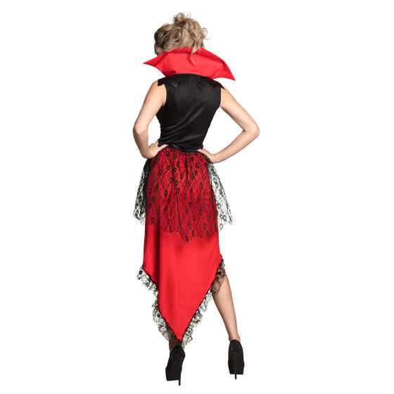 Boland Bloodthirsty Queen Costume Ladies Red Black Size 44 46 (L)