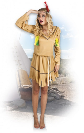 Boland oblékat se Pak Indian White Horse Ladies Brown Velikost m