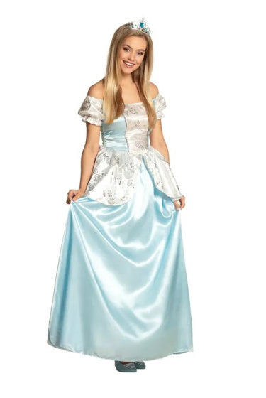 Boolland Prinzessin MariBel Kleeder Kleed Dammen blo Gréisst 40 42