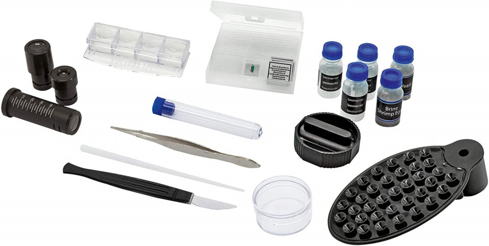 Bresser Junior Microscope 29 cm Steel Red 28-piece