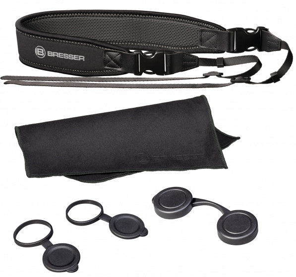 Bresser Pirsch ED 10x42 Binoculars with Fasecoating Gray