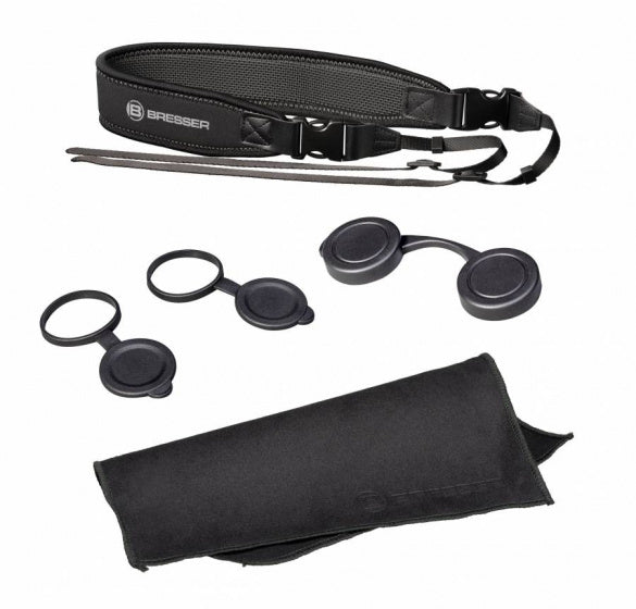 Bresser Pirsch ED 10x34 Binoculars with Fasecoating Gray