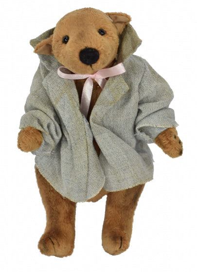 Clemens Cuddle Bear Junior 18 cm Plush 2-delna rjava siva