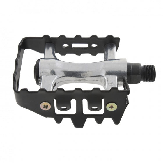 Komponenter platform pedal MTB 9 16 tommer aluminium sort sæt