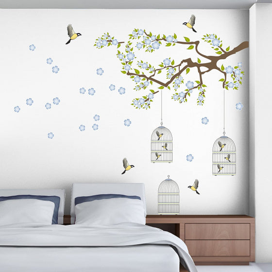 CREARREDA Wall sticker Branch Cages 300 x 270 cm 13-piece