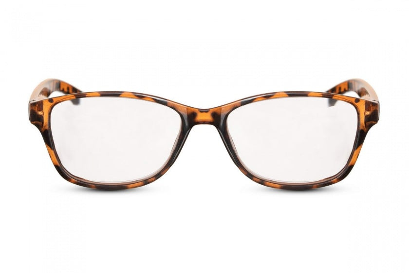 CWI Liesen Brëller Unisex rechteckeg brong (cwi4000) Stäerkt +2.5