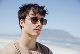Sonnenbrille Unisex Brown braun (CWI2407)