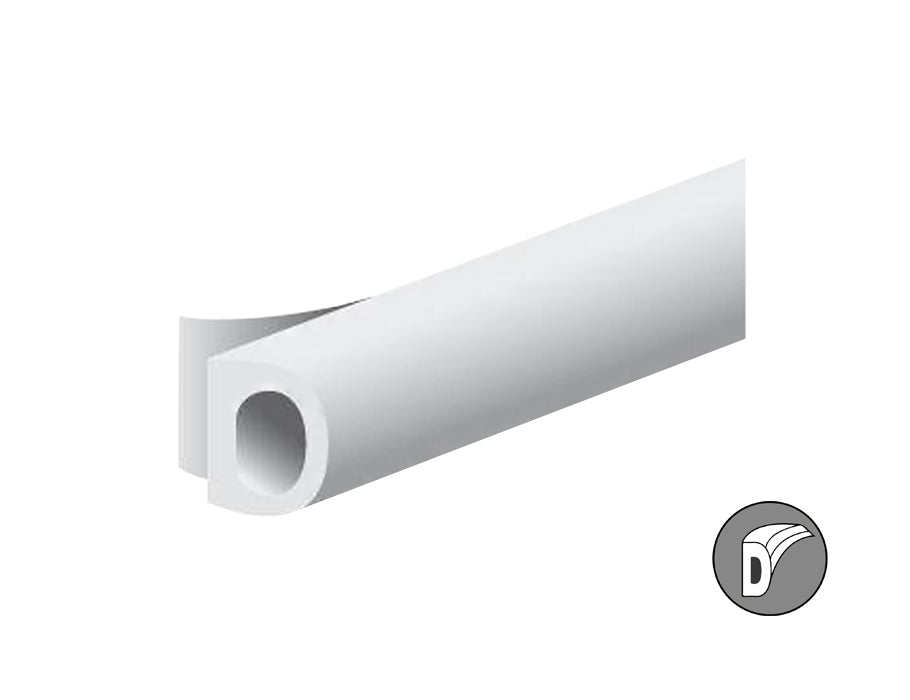 Ellen osnutek pasu D-profile White 8x6mm 7,5m