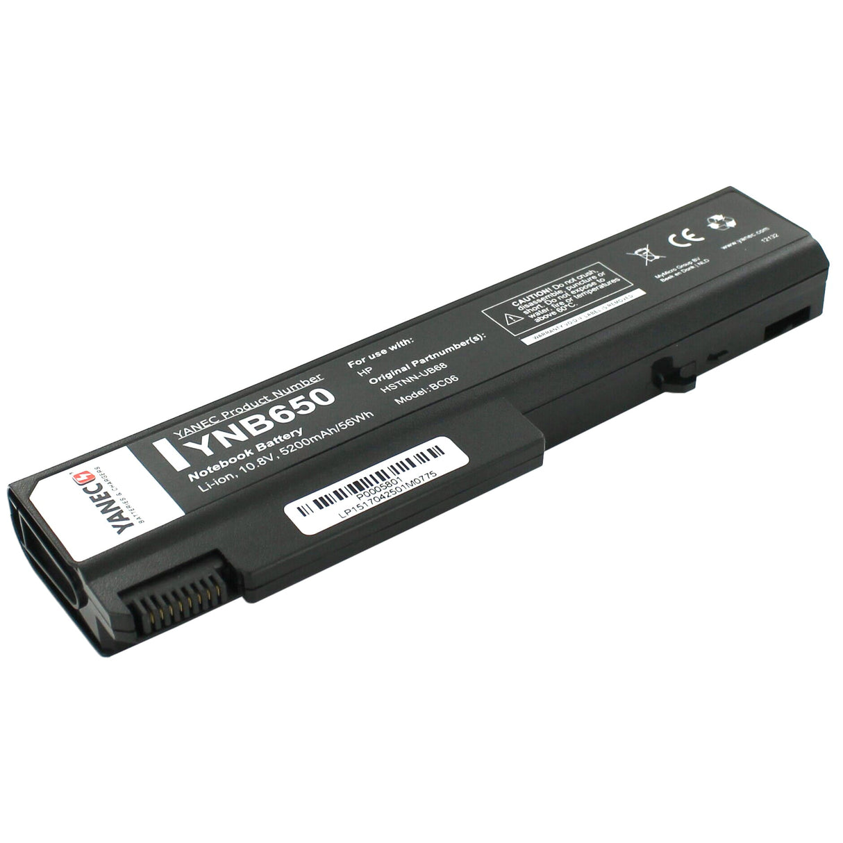 Yanec prenosni računalnik baterija 10,8v 5200Mah