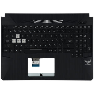 Asus Laptop Keyboard Qwerteg US + Top Cover, Backlit