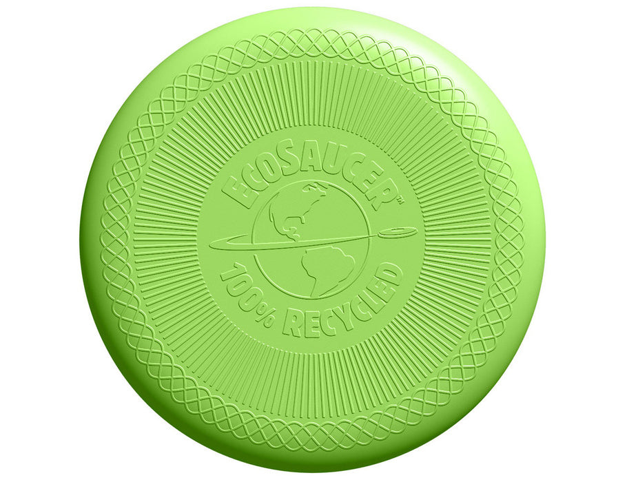 Zelene igrače frisbee leteči disk reciklira