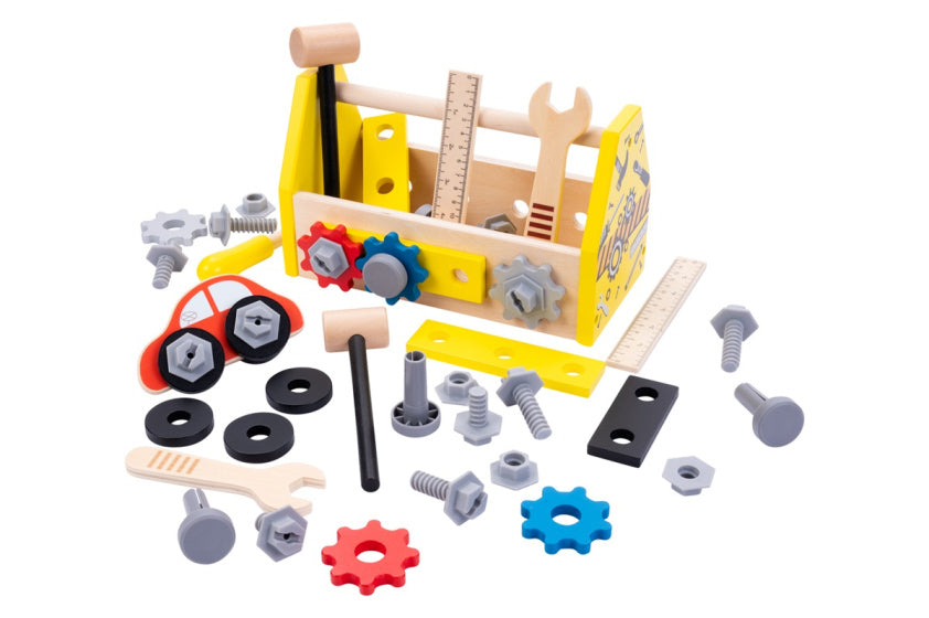 Dorjee Toolbox 33-dílná Junior Wood Yellow