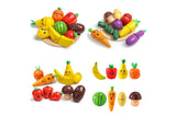 Dorjee Toy Snijset Wood Fruit and Vegetables