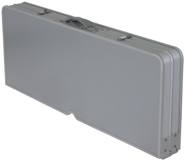 Eurotrail Camping table Limoux 86 x 68 cm aluminum gray