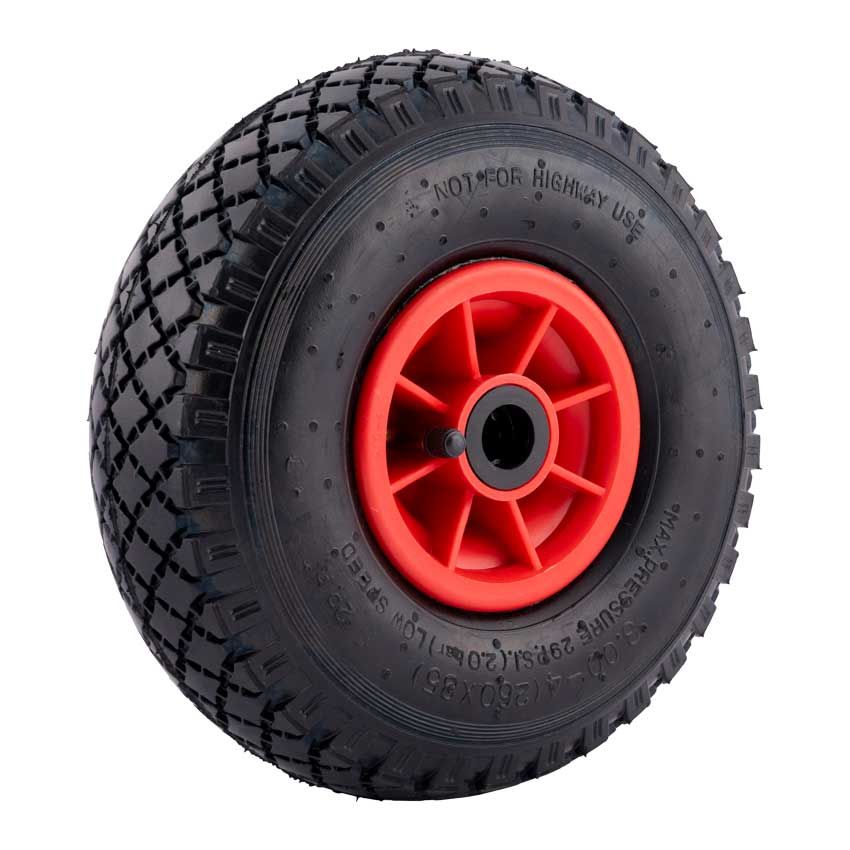 SR Bolderkar Wiel Red 300x4 260x85 z rdečim plastičnim platiščem