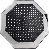 Falconetti ombrello 24 x 90 cm Polyester Nero trasparente