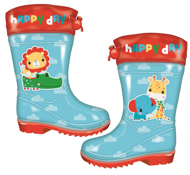 Fisher Price Rain Boots Junior PVC Blue Blue rouge taille 24
