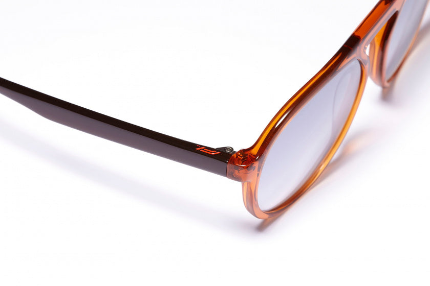 Formel solbriller unisex pilotkat.4 Orange lysegrå