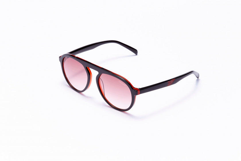 Lunettes de soleil de formule Unisexe Pilot Cat.4 Rose clair noir