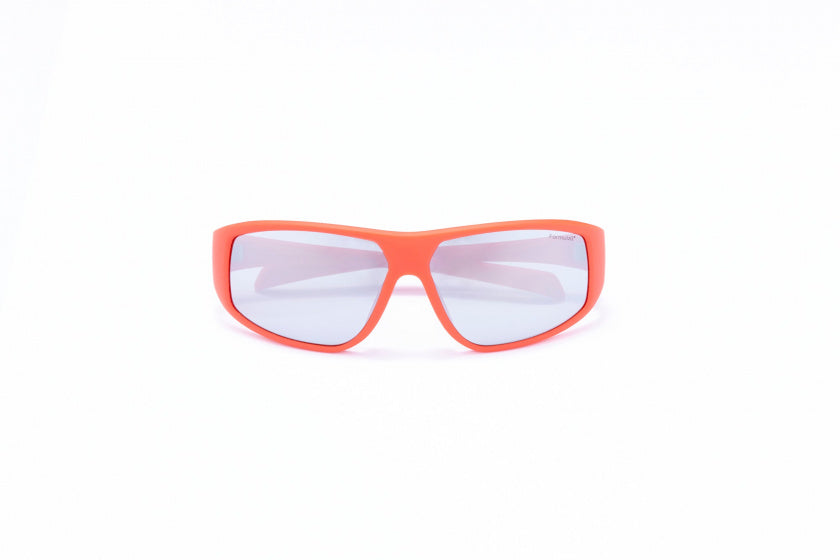 Formel solbriller unisex rektangulær kat.4 Koralrød