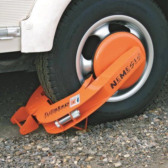 Fullstop nemesis hjul klemme universal stål orange