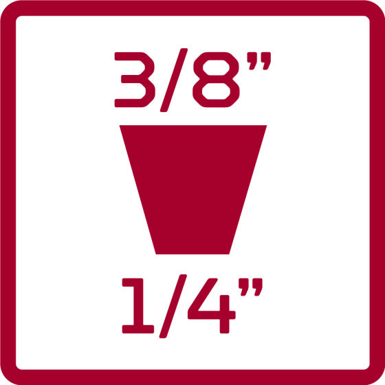 Gedore Red Adapter Extension 6-in-2 Silver 2-Piece