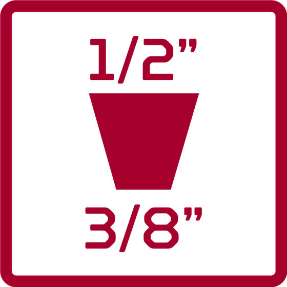 Gedore Red Adapter Extension 6-in-2 Silver 2-Piece