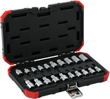 Gedore Red Dops Set set 1 2 inch TX silver 20-piece
