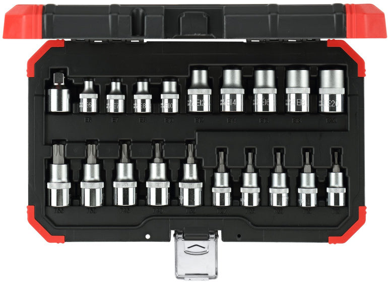 Gedore Red Dops Set set 1 2 inch TX silver 20-piece