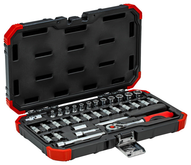 Gedore Red Dip Keys Set 1 4 tommer SW 4-13 mm sort 33-delt