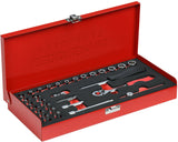 Gedore Red DOPS Set Tx 1 4 Zoll SW 413 mm Silber 32-Stück