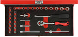 Gedore Red DOPS Set Tx 1 4 Zoll SW 413 mm Silber 32-Stück