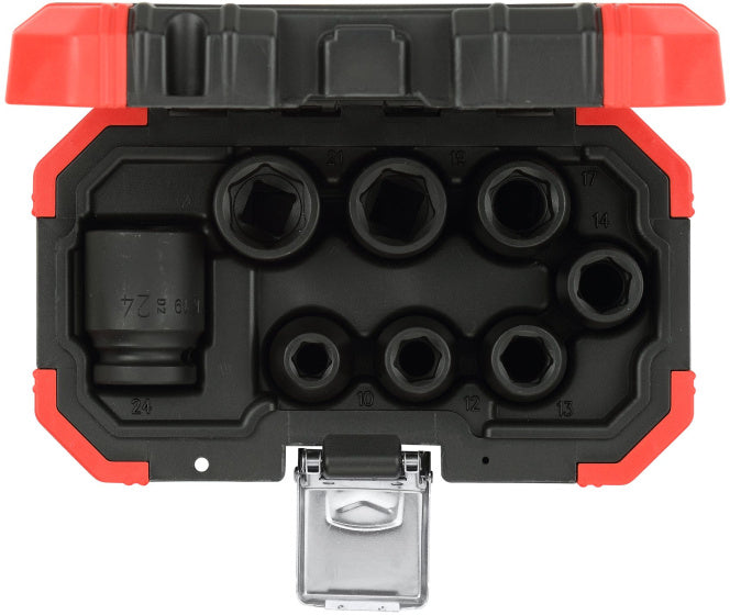 Gedore Red Slagmoerdopkestel Set im Koffer 1 2 Zoll 8-Stück