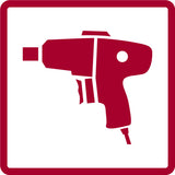 Gedore Red Slagmoerdopkestel Set i kuffert 1 2 tommer 8-delt