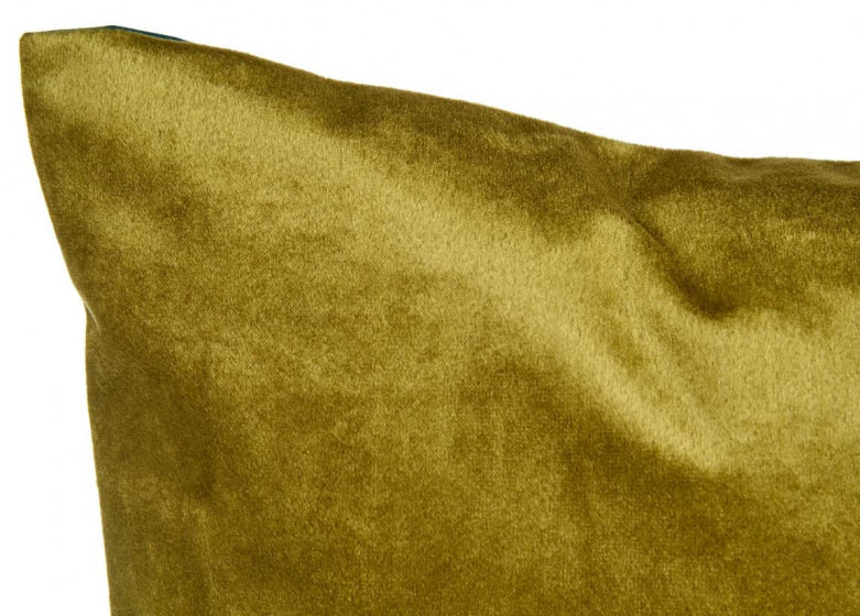 Giftdecor Dekoratives Kissen 45 x 45 cm Polyestergrün