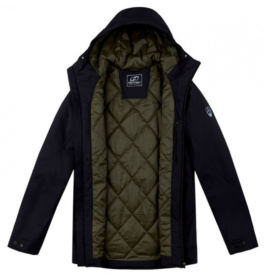 Hannah Outdoorjas Derk maschile in poliestere antracite XXL