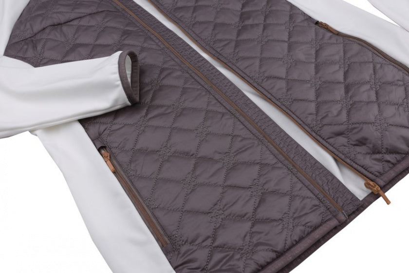 Hannah Outdoorvest Elsa Ladies Polyester White Gray Size 40
