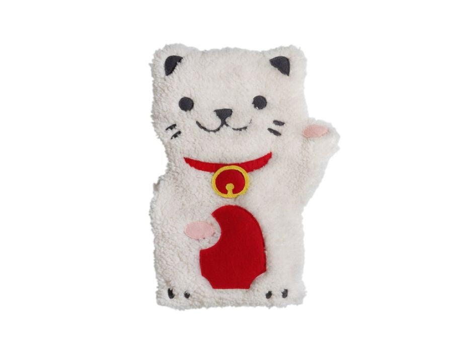 Bitten Heat Cushion Cuddly Lucky Cat