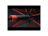 Impliva stormaxi stormparaplu 100 cm polyester sort rød