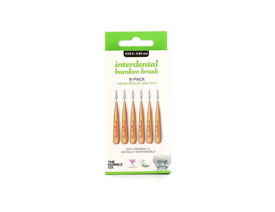 The Humble Co. Brosse interdentaire 6 st vert 0,80 mm