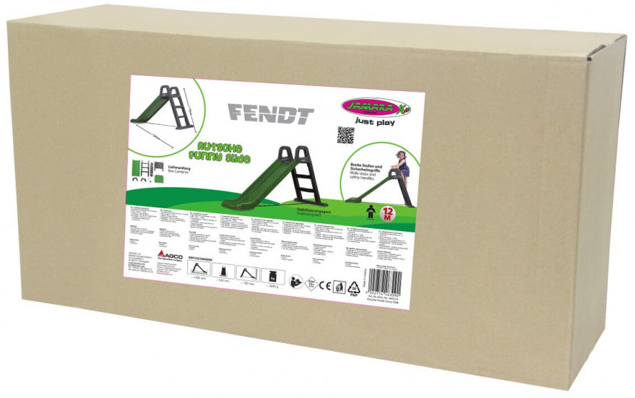 Jamara Fendt Slide Boys 145 x 59 x 79 cm zelená šedá
