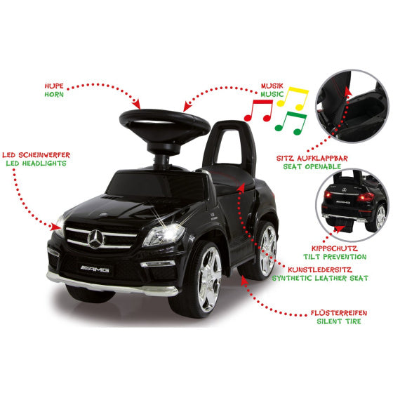 Jamara Mercedes GL 63 AMG Walking Car 65,5 x 28 x 39 cm sort