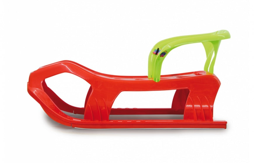 Jamara Snow Star sled with backrest 90 cm red