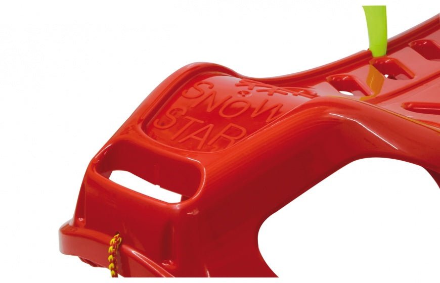 Jamara Snow Star sled with backrest 90 cm red